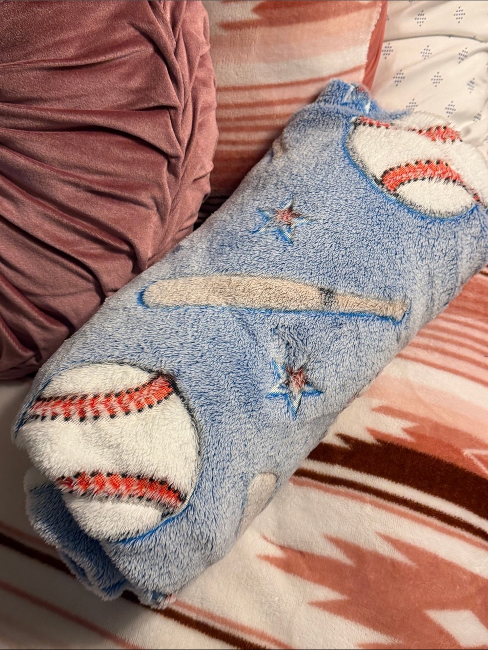 ⚾️ Blanket BB Buddies Baseball & Bat Blanket / Throw / Cozy